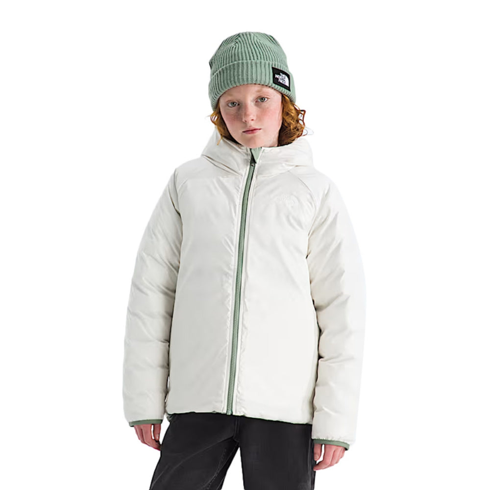 The North Face Kids Reversible Perrit Skiing & Snowboarding Jackets in Green Color