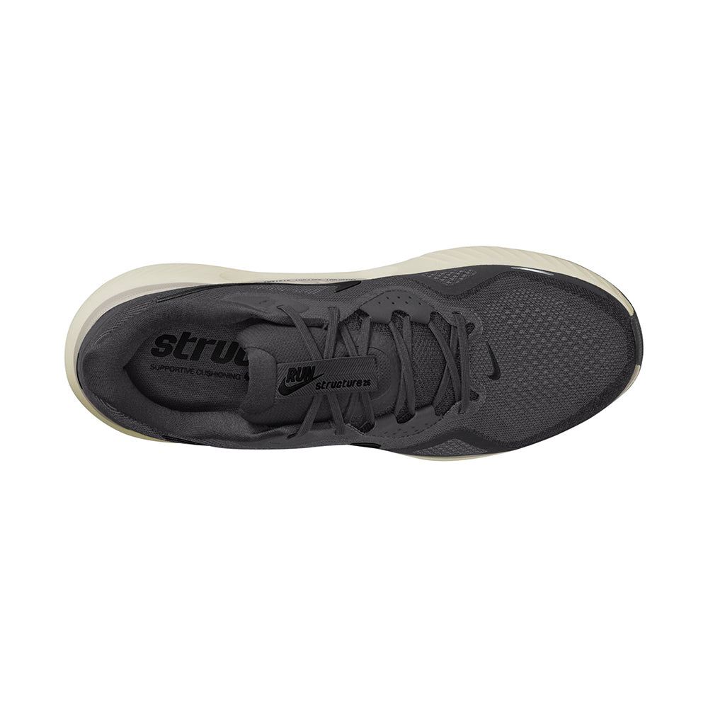 Nike Mens Structure 26 Running Shoes in Black Color
