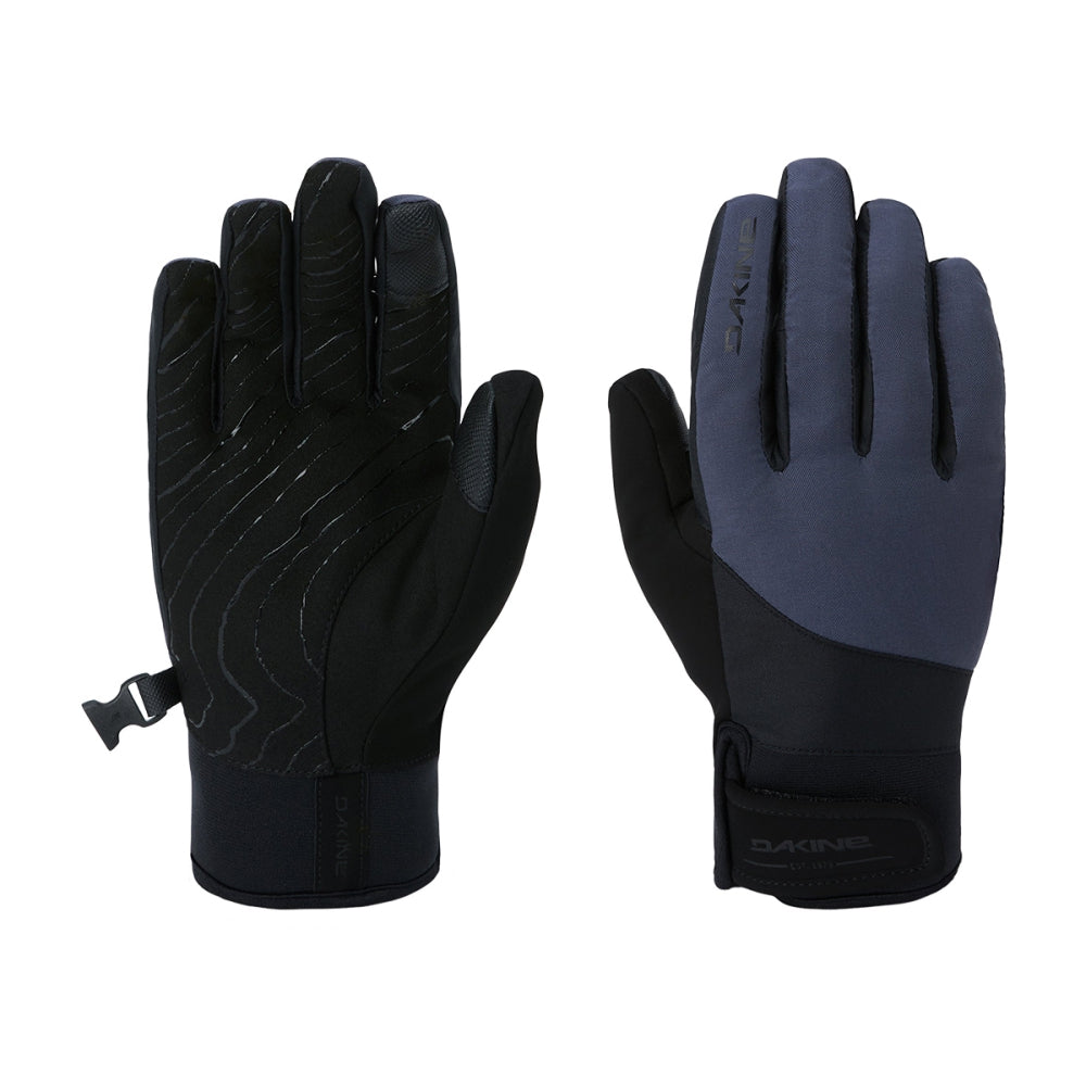 Da Kine Womens Electra Short Glove Winter Gloves in Blue Color