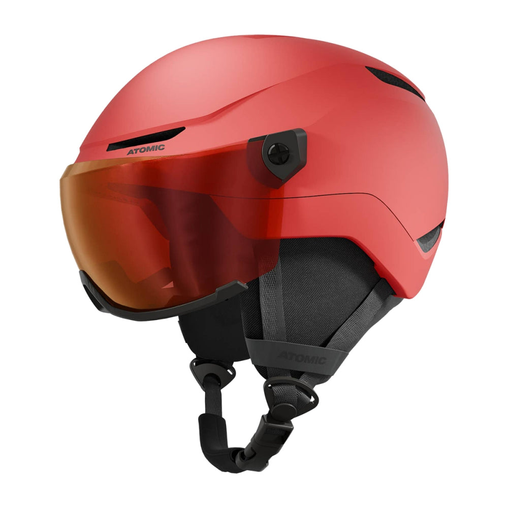 Atomic Kids Revent Visor Kids Skiing & Snowboarding Helmets in Red Color