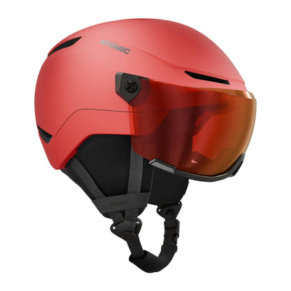 Atomic Kids Revent Visor Kids Skiing & Snowboarding Helmets in Red Color