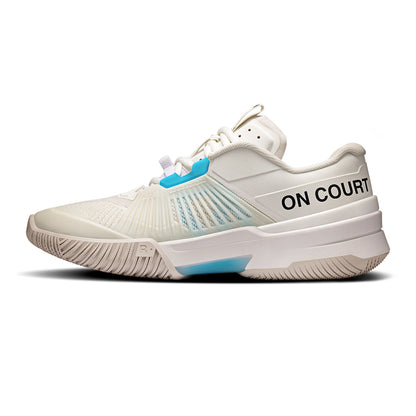 On Womens The Roger Pro Fire W Tennis Shoes in White Color