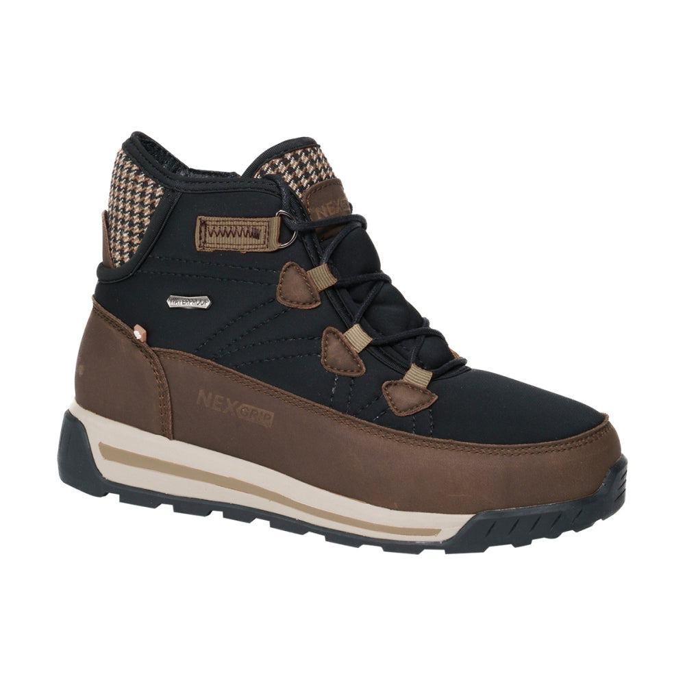 Nexgrip Womens Ice Wonder Mid 4.0 Casual Shoes in Brown Color
