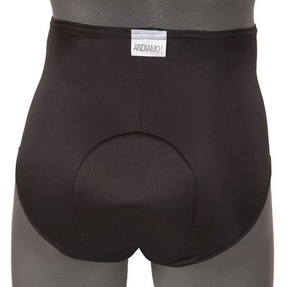 MENS PADDED BRIEF | BLACK