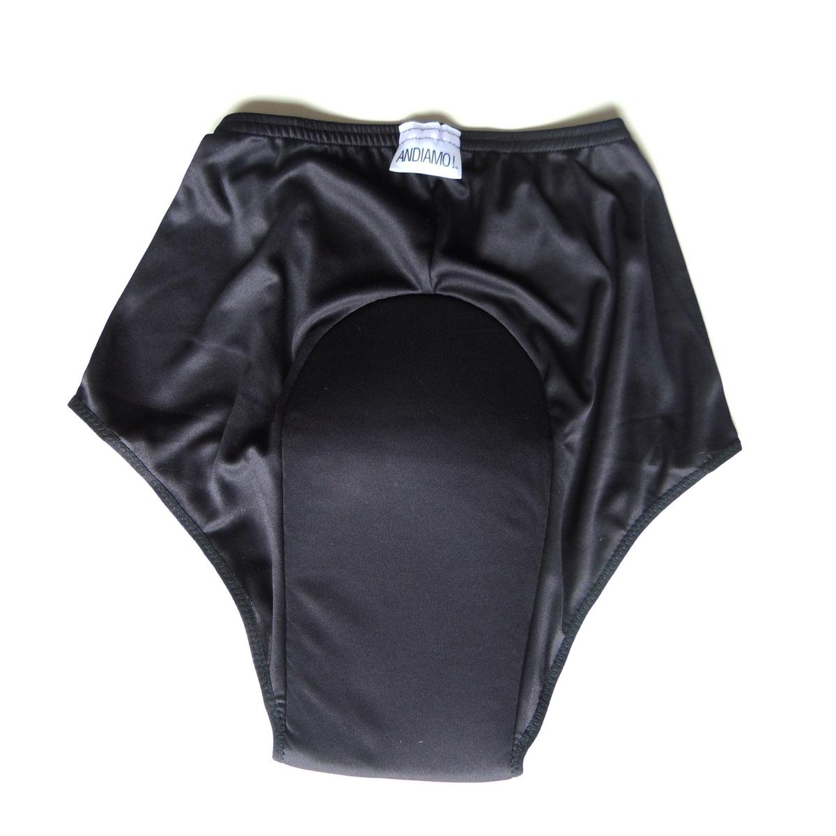 MENS PADDED BRIEF | BLACK