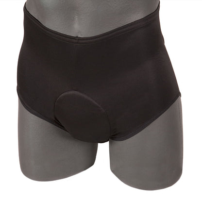 MENS PADDED BRIEF | BLACK