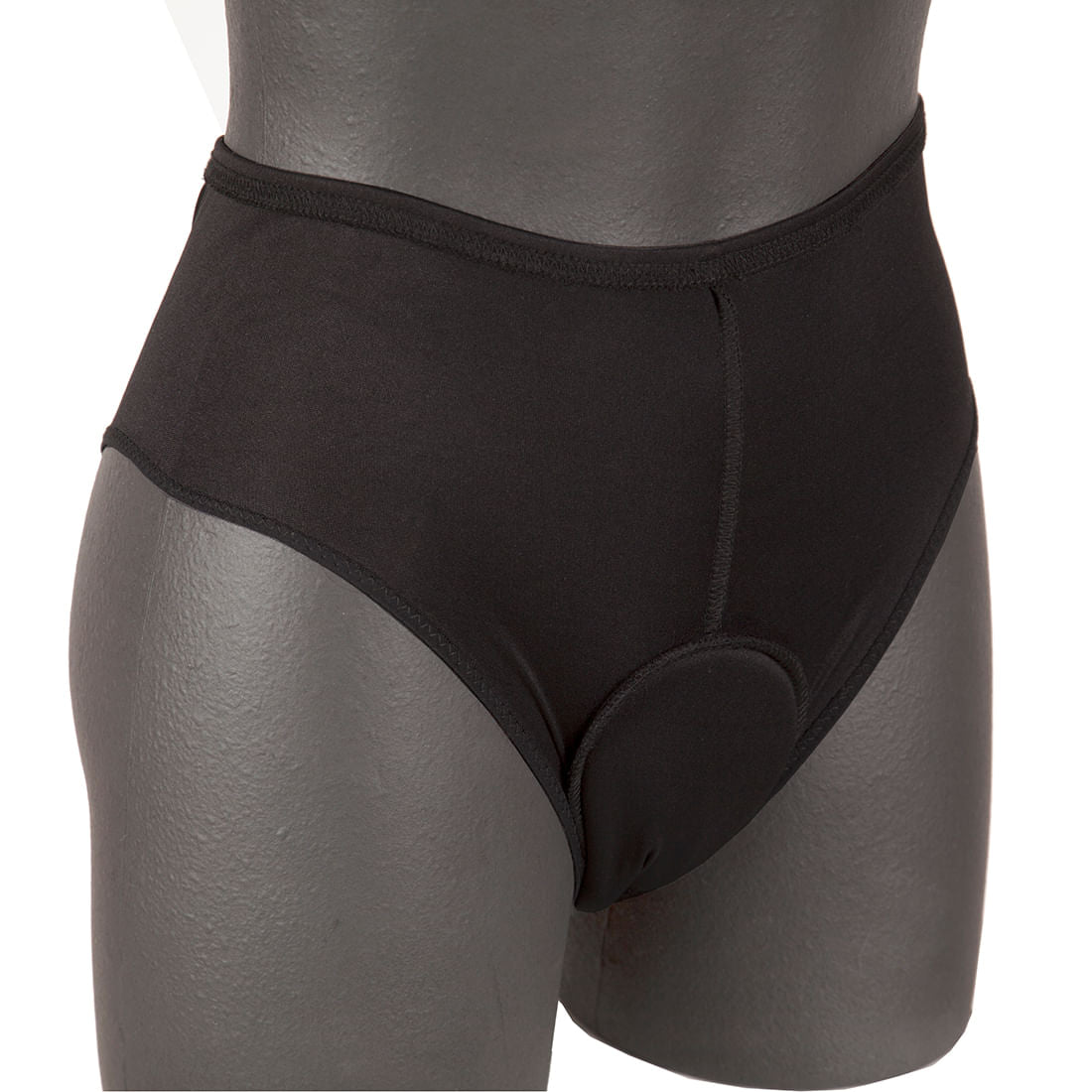 WOMENS PADDED BRIEF | BLACK