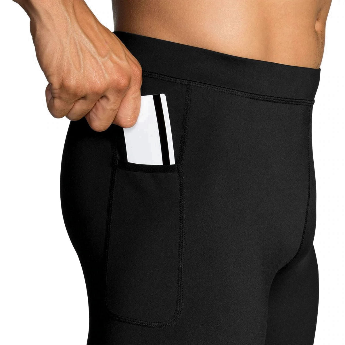 Brooks Mens Source Tight in Black Color