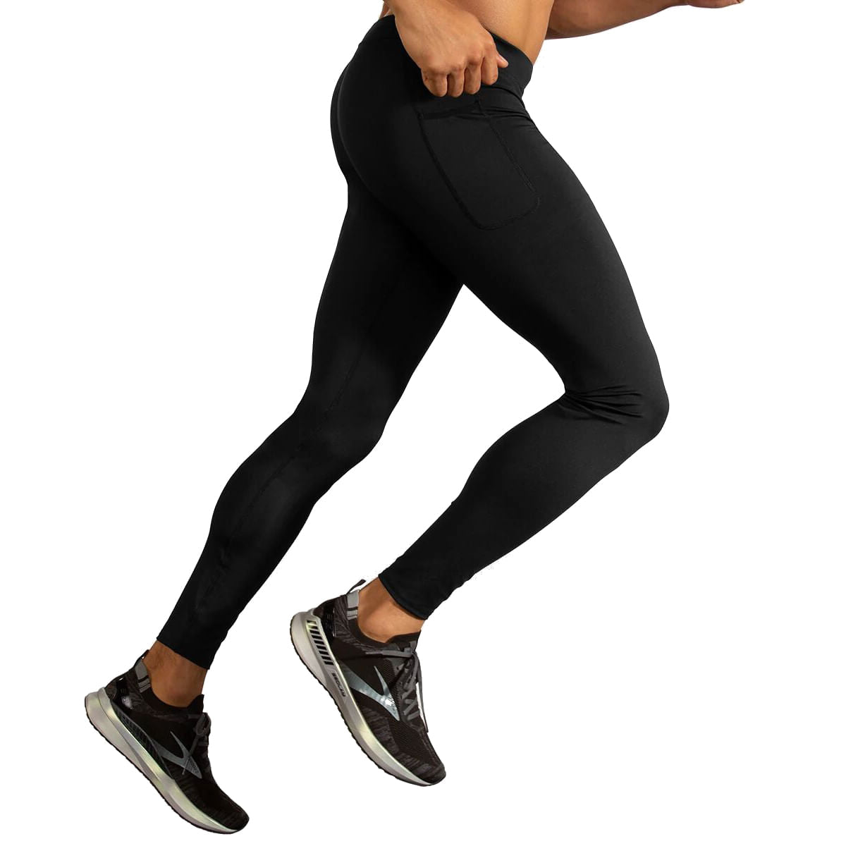 Brooks Mens Source Tight in Black Color