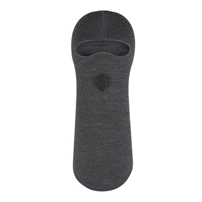 Buff Merino Wool Balaclava Hats in Grey Color