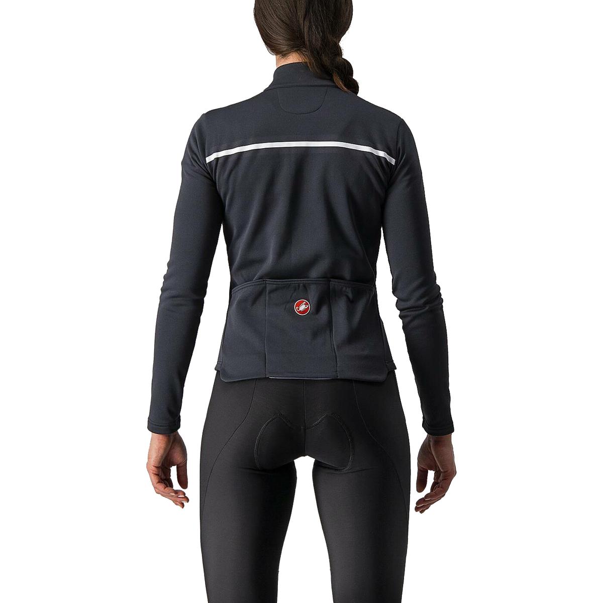 Castelli Womens Sinergia 2 Jersey Fz Jerseys in Black Color