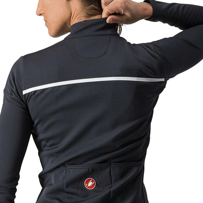 Castelli Womens Sinergia 2 Jersey Fz Jerseys in Black Color