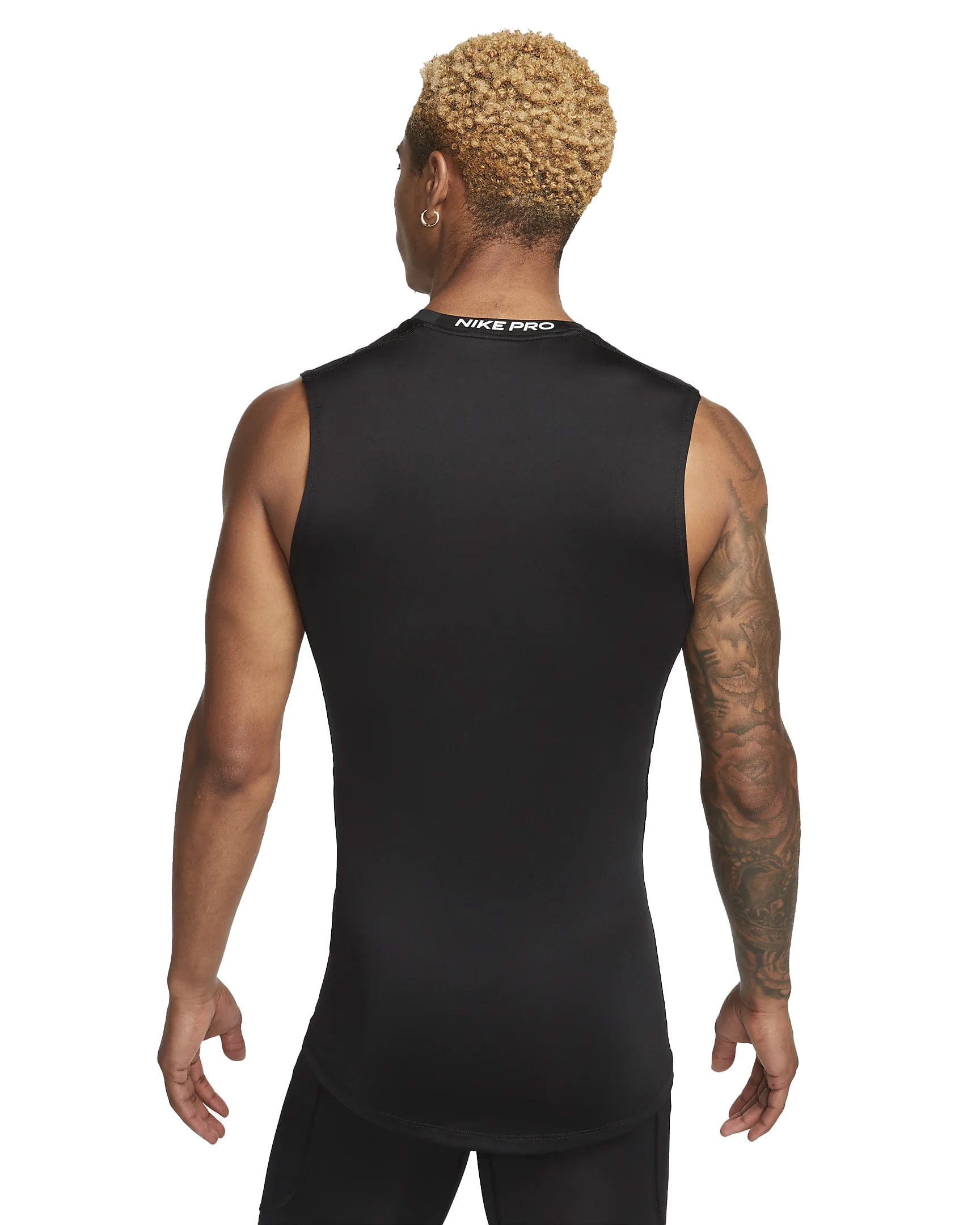 Nike Mens Pro Slvls Tops in Black Color