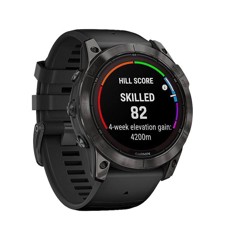 Garmin Unisex Fenix7X Pro Sphire Solr Smart Watches in Black Color