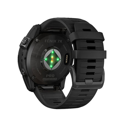 Garmin Unisex Fenix7X Pro Sphire Solr Smart Watches in Black Color