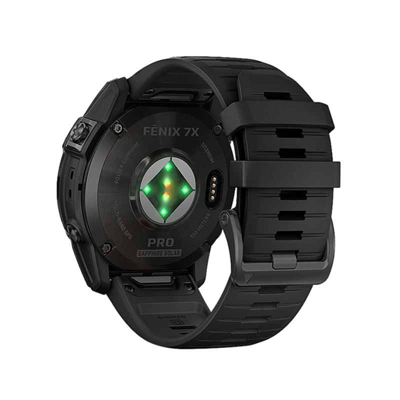 Garmin Unisex Fenix7X Pro Sphire Solr Smart Watches in Black Color