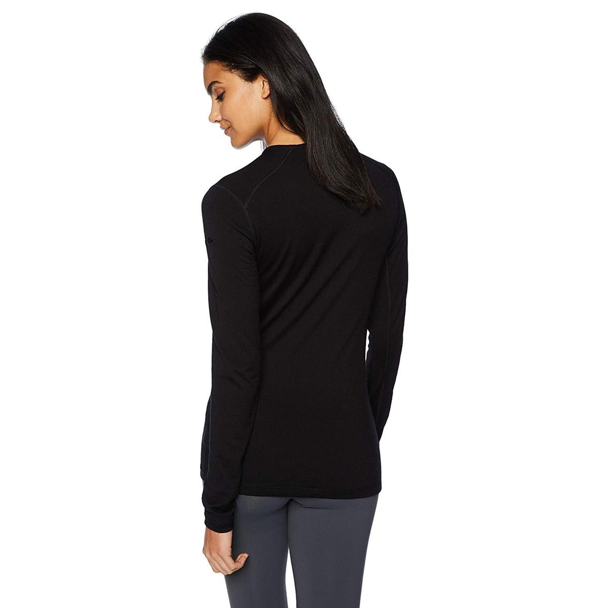 W OASIS LS CREWE | 001-BLACK