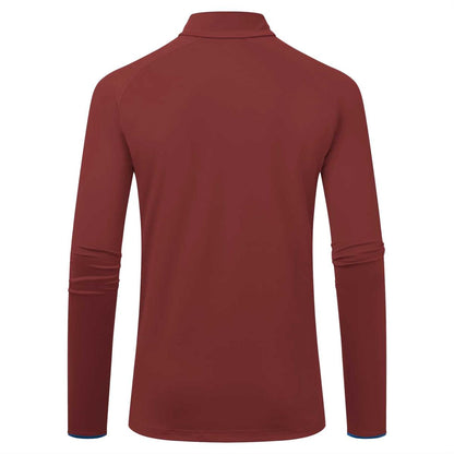 FEEL MIDLAYER 1/2 ZIP | GARNET RED