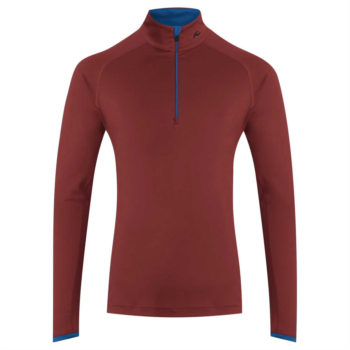 FEEL MIDLAYER 1/2 ZIP | GARNET RED