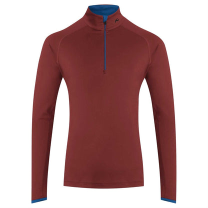 FEEL MIDLAYER 1/2 ZIP | GARNET RED