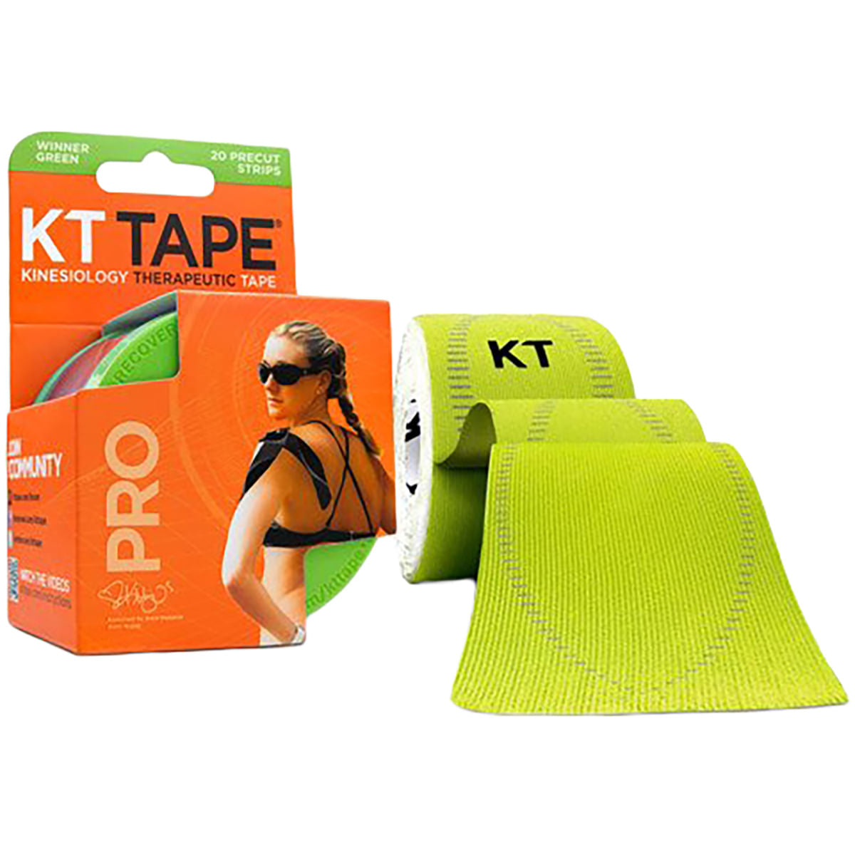 KT TAPE PRO 20 P.STRIPS | WINNER GRN