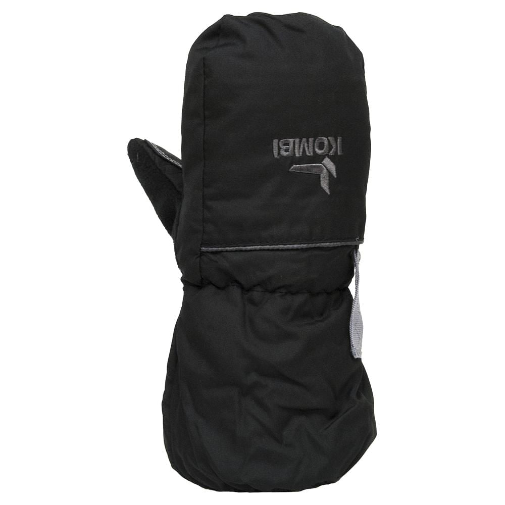 CHILDREN SNOW CAT MITTS | BLACK