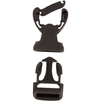 Liberty Mountain Quick Attach 1 Buckle Camping Accessories in Black Color