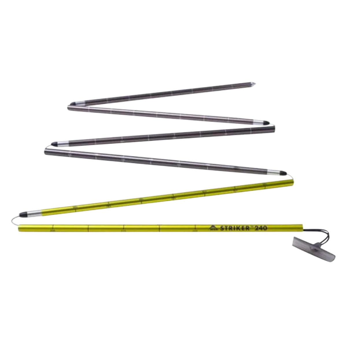 Cascade Striker 240 Probe Ski Accessories in Black Color