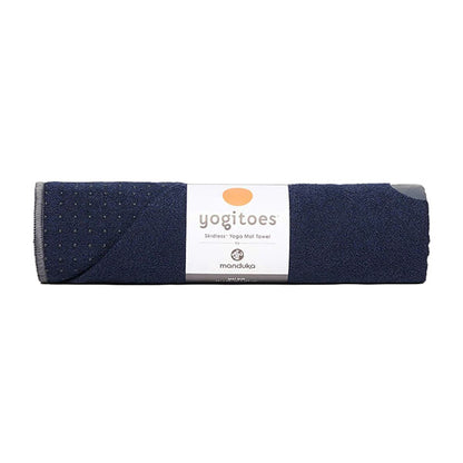 Manduka Yogitoes Skidless Towel Yoga Accessories in Blue Color