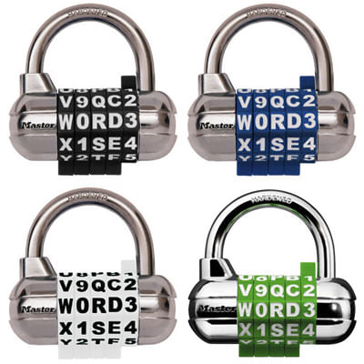SET-YOUR-OWN COMBO LOCK | ASSORTED