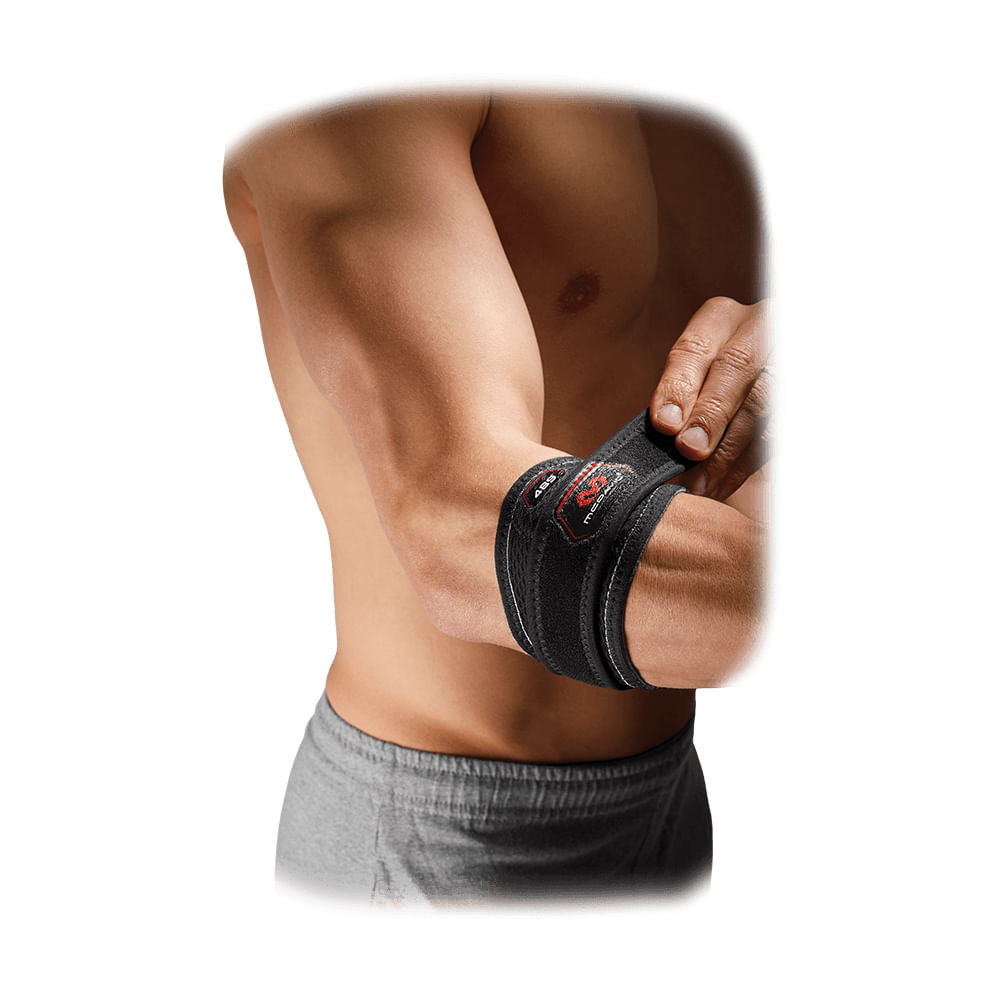 Mcdavid Elbow Support With Strap Joint Braces in Black Color