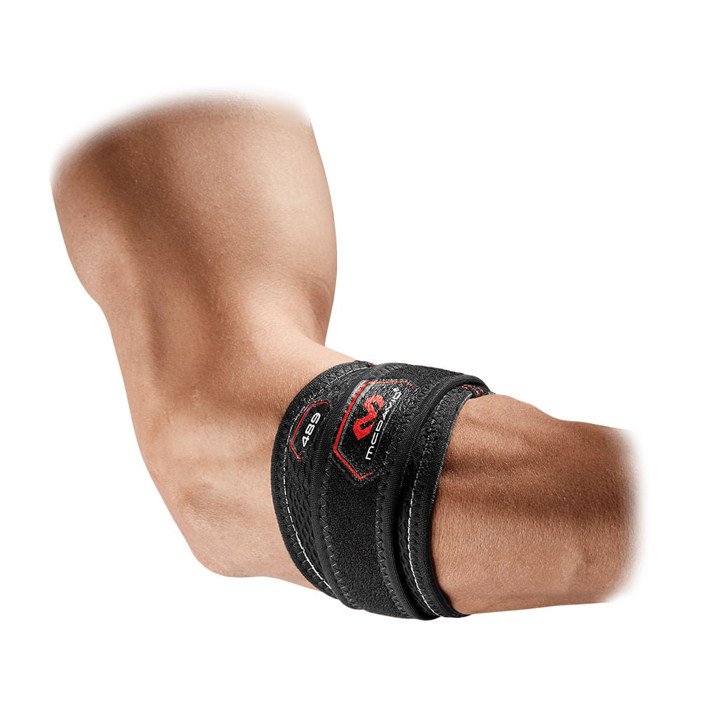 Mcdavid Elbow Support With Strap Joint Braces in Black Color