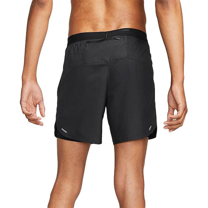 Nike Mens Df Stride 2In1 7 Shrt Shorts in Black Color