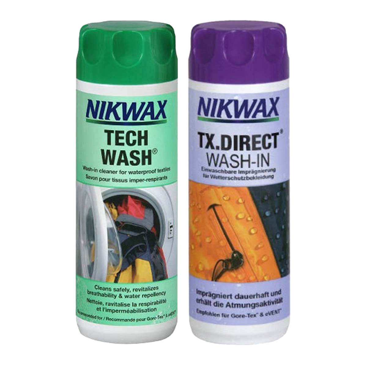Nikwax Hardshell Twin Pack Camping Accessories in No Color