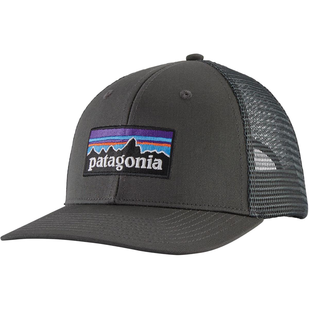 P-6 LOGO TRUCKER HAT | BLK-BLACK