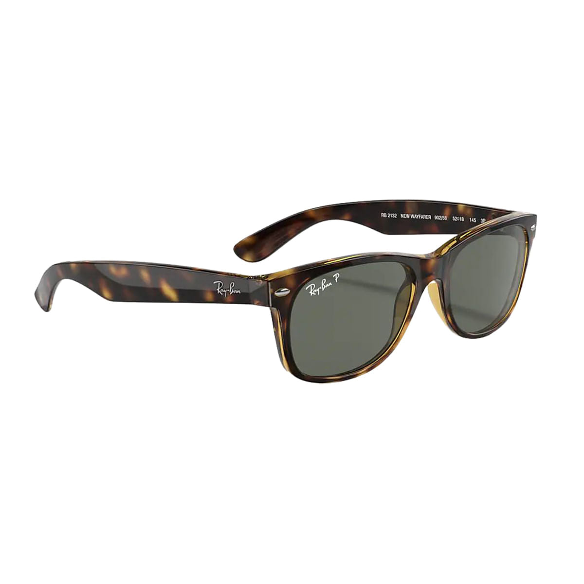Ray Ban Unisex New Wayfarer Tortoise Accessories in Green Color