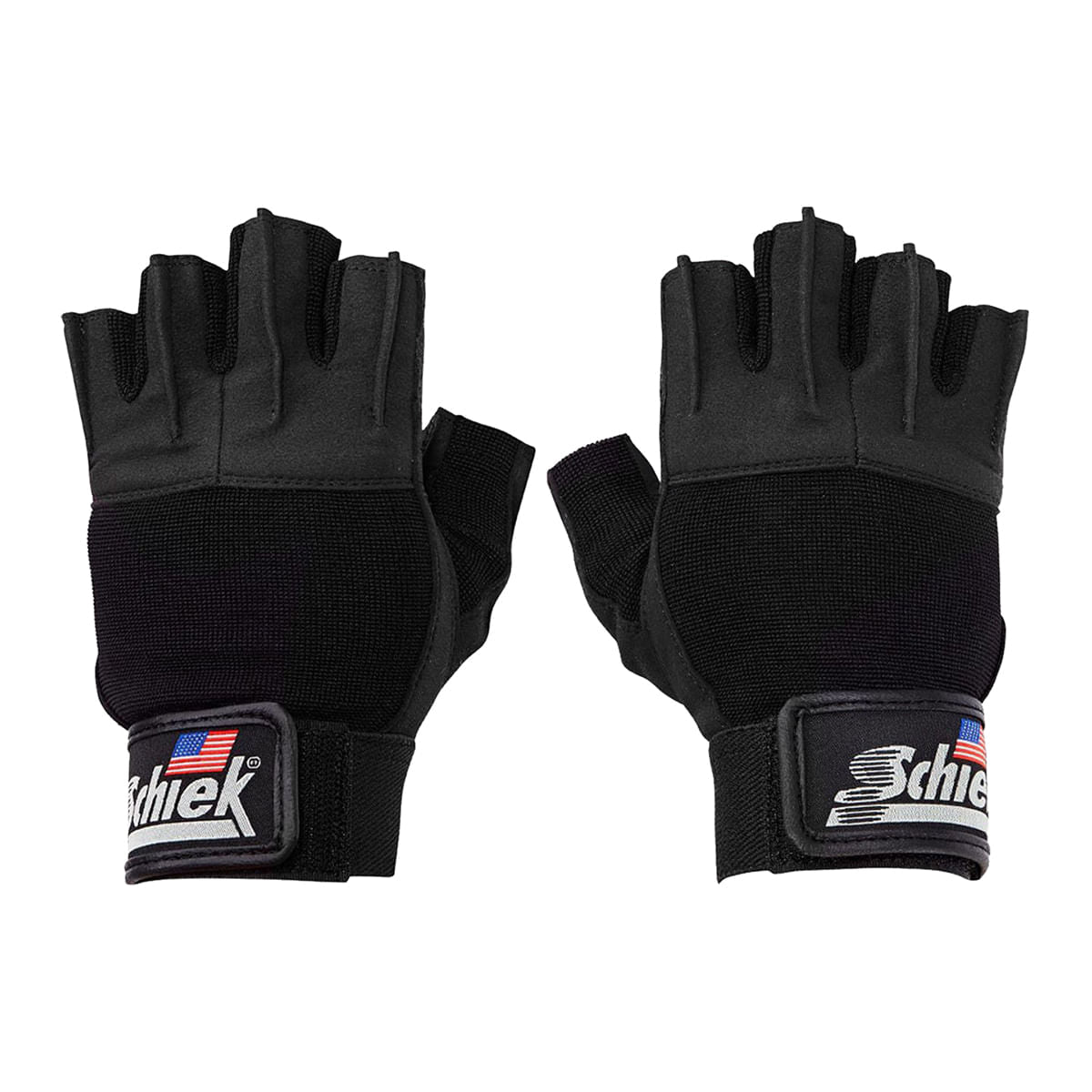 Schiek Sports Womens W/Platinum Glove Strength Training Gloves in Black Color