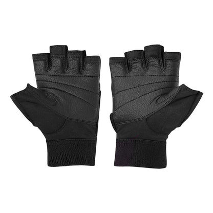 Schiek Sports Womens W/Platinum Glove Strength Training Gloves in Black Color