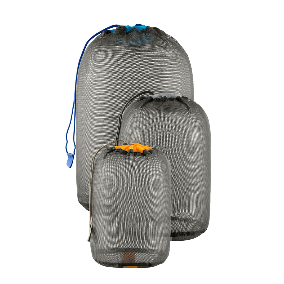 Sea To Summit Mesh Stuffsack Set 3Pc Travel Accessories in Multi Color