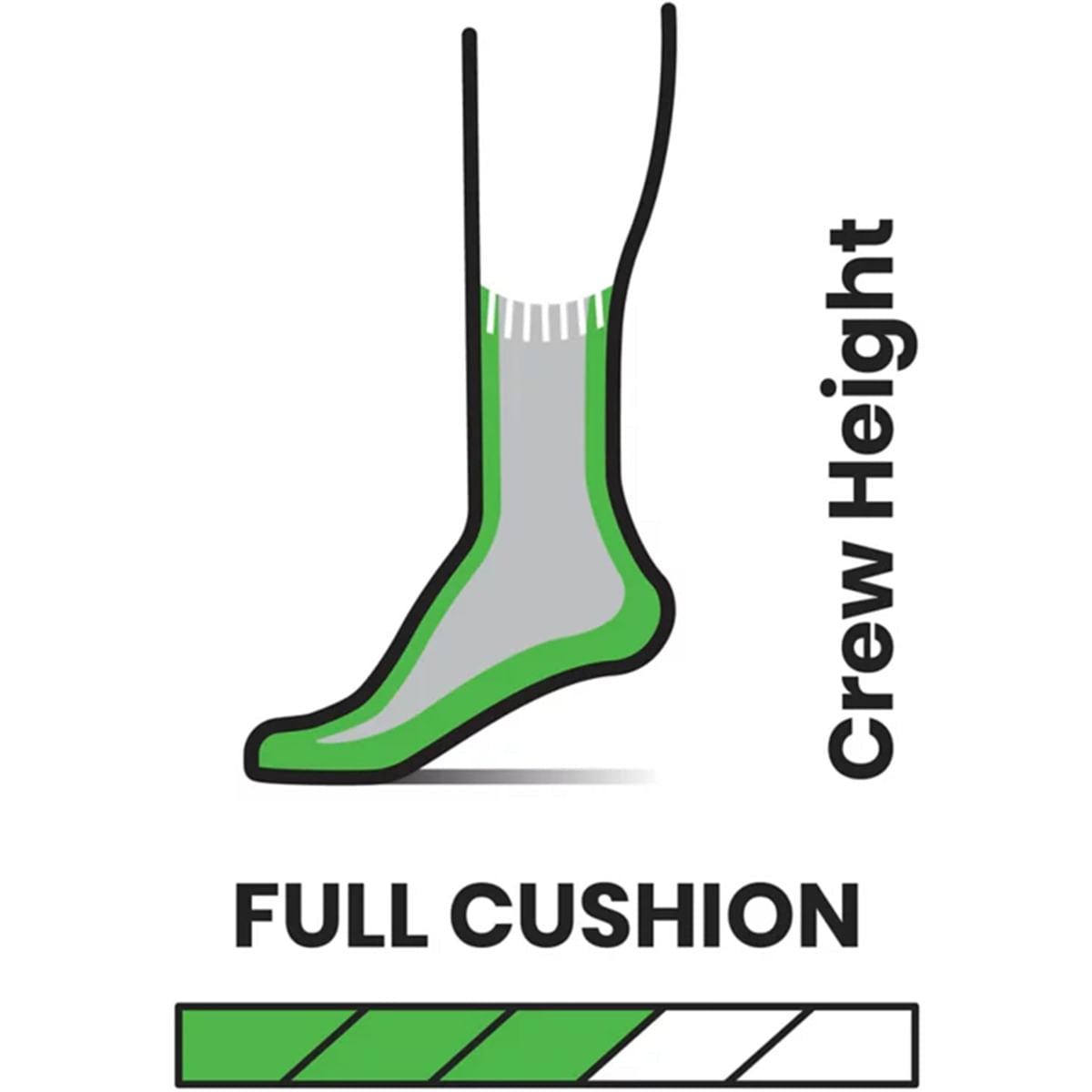 WM'S HIKE FULL CUSHION CR | 052-M.GRAY