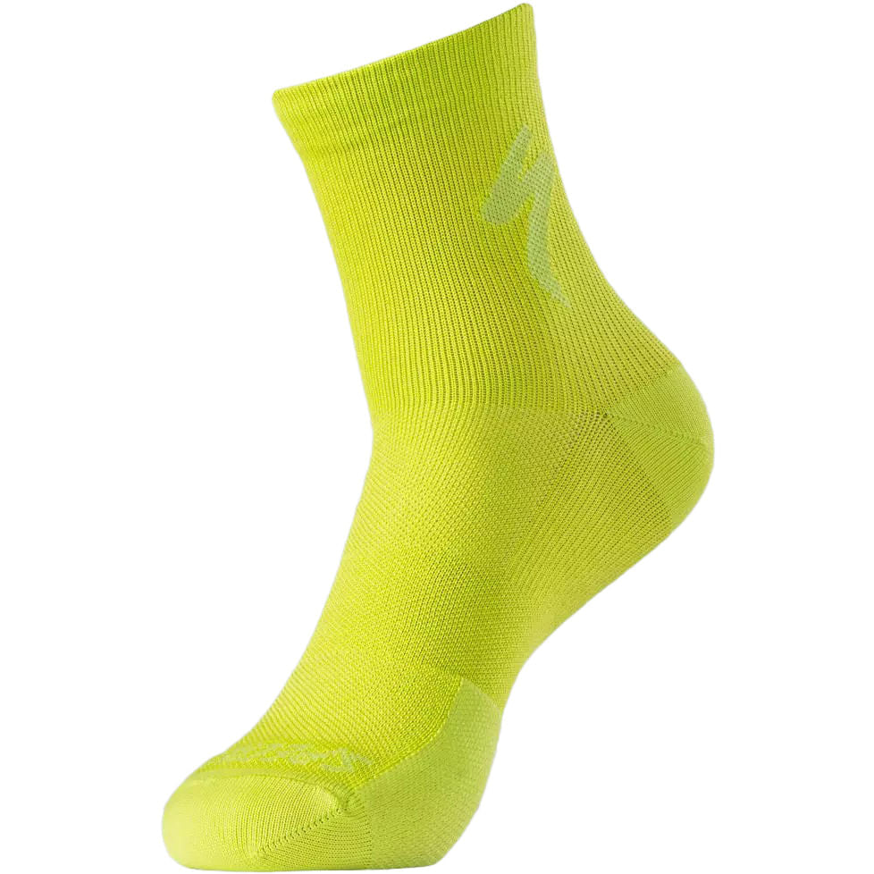 SOFT AIR MID LOGO SOCK | HYPER GREE
