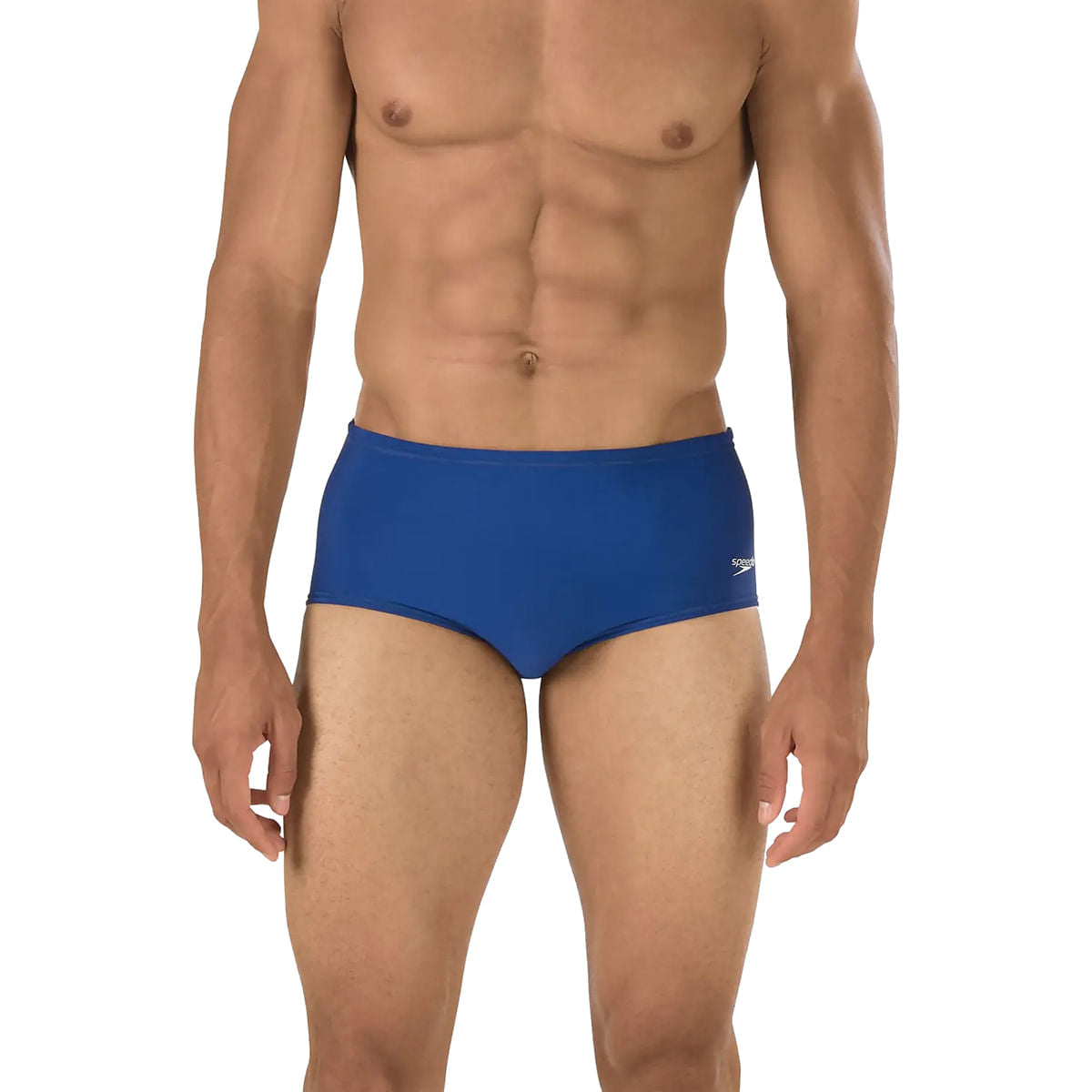 Speedo Mens Solid Dive Brief Swimsuits in Blue Color
