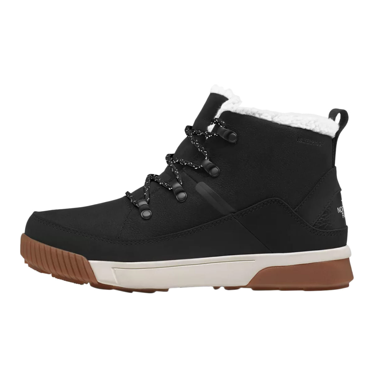 The North Face Womens Sierra Mid Lace Wp Rain Boots in Black Color