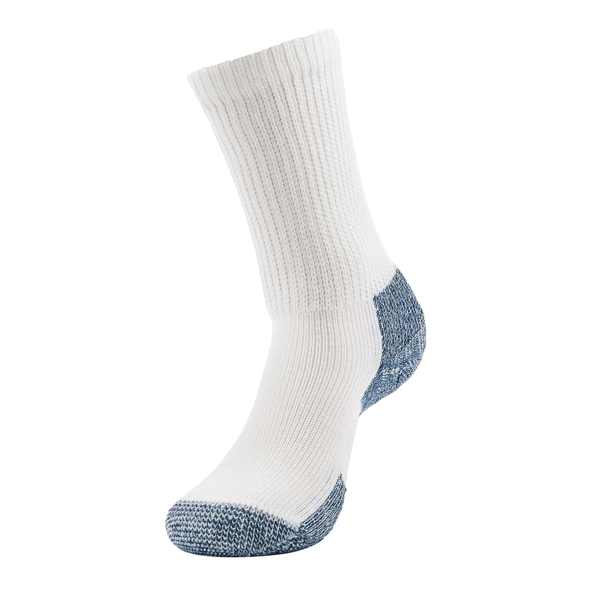 RUNNING CUSHION CREW SOC | WHITE/NAVY