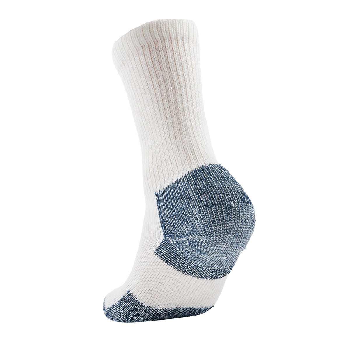 RUNNING CUSHION CREW SOC | WHITE/NAVY