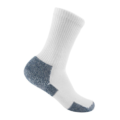 RUNNING CUSHION CREW SOC | WHITE/NAVY