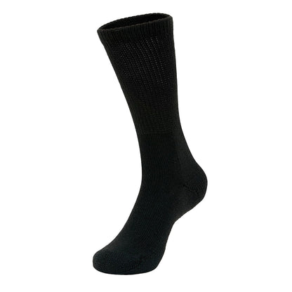 WALKING CUSHION CREW SOCK | BLACK