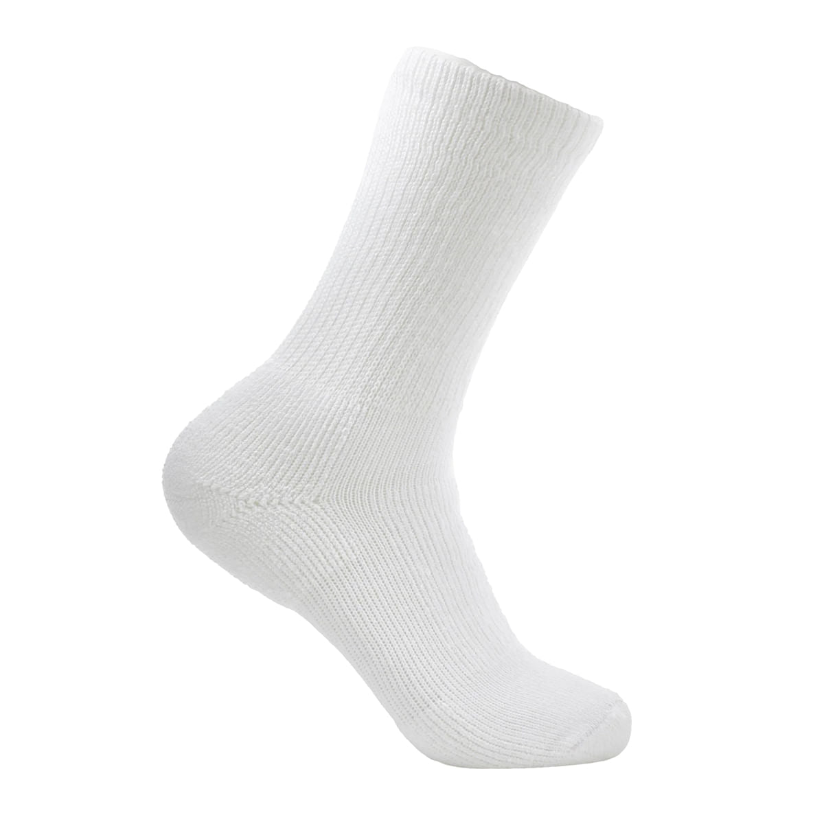 WALKING CUSHION CREW SOCK | WHITE