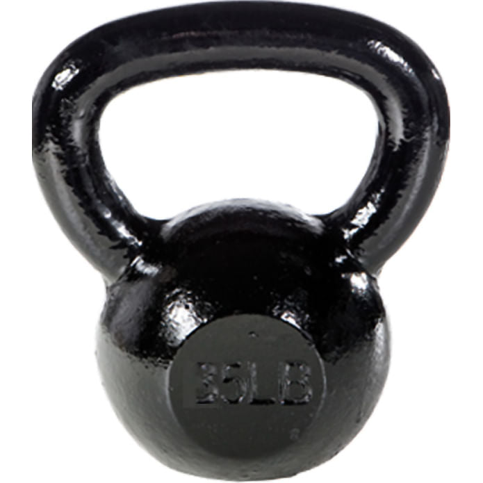 Troy Barbell Cast Iron Kettlebells Fitness Weights in Black Color