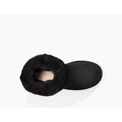 Ugg Womens L Classic Short II Boots in Black Color